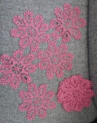 Komplet  7 serwetek  szydełkowych prezent na święta