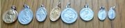 Zestaw starych medalików-8szt