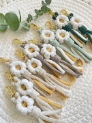 Breloczek kwiatek brązowy