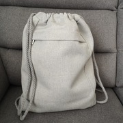 Worek plecak szary nowy