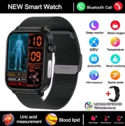 Smartwatch monitorujący parametry zdrowia i aktywności.