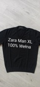 Sweter wełniany nowy Zara Man XL 