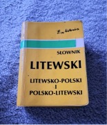 Słownik LITEWSKI, litewsko-polski/ polsko-litewski