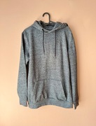Męska szara bluza z kapturem S 36 Bershka 