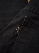 Levis Levi Strauss 38 W28 L32 czarne rurki 