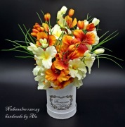 Flower box na urodziny prezent dzień matki