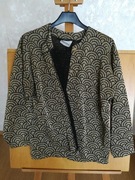 Wdzianko, marynarka czarno zlote roz. 40/42