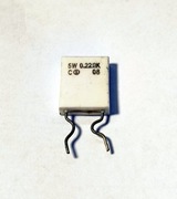 Rezystor 0,22R 5W Sprawdzany. reastr 10mm