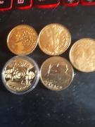 5x 2zł  2012r różne 