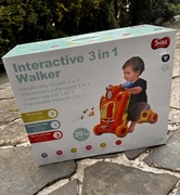 SMIKI Chodzik Pchacz Jeździk Panel Interaktywny Stolik Edukacyjny