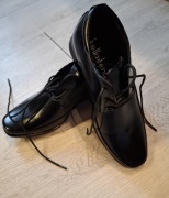 Buty chłopięce do Komunii  i na okazję czarne roz.29 dł 19.5 cm