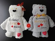 WALENTYNKI RĘCZNIK KĄPIELOWY