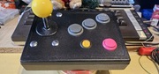 Leworęczny Nowo zbudowany joystick arkadowy DB9  do Amigi  i Atari  3fajery