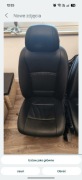 Fotele czarne dakota BMW f10 lift