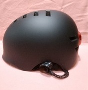 Kask przednie i tylne światło rower, deskorolka itp L/M