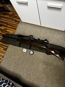 Wiatrówka hatsan mod 100 4,5mm + luneta bushnell sprawna drewniana 