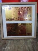 Banknot banknoty kolekcjonerskie 500 EURO złoto srebro