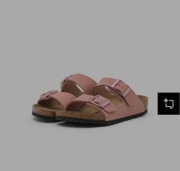 Dziewczęce klapki 31 Birkenstock Arizona wkładka ok 20 cm