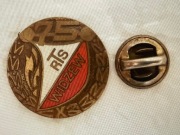 Odznaka Widzew Łódź 75 lat BRĄZ