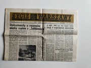 Życie Warszawy r. 1981 Nr. 183 Solidarność 