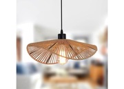 Lampa Wisząca Rattanowa Boho Vintage Żyrandol Rattanowy