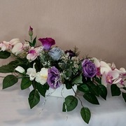 Stroik Na Grób Kompozycja Sztuczne Kwiaty