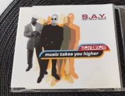 S.A.Y. Feat. Pete D. Moore - Music Takes You Higher Remixes (Eurodance)