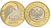 2 złoty 2023 r. z woreczka MW