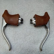 Klamki hamulcowe dźwignie rower single speed szosa ostre koło retro klasyk