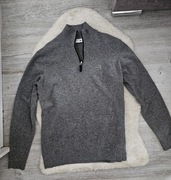 Sweter Lacoste wełniany Rozmiar L Szary Wełna Oryginalny Woolmark