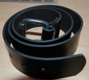 SZEROKI SKÓRZANY PAS JAK WOJSKOWY