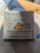 Krynickie SPA półtłusty krem do twarzy Ekstrakt borowiny i masło shea 50ml