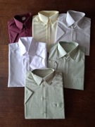 Zestaw 6 koszul męskich w różnych kolorach rozm. S 37/38