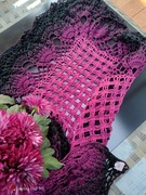 Chusta Hiszpanka L 180 cm / 80 cm róże 