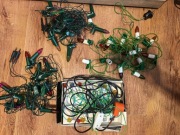 Lampki na choinkę PRL