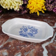 Ceramiczna prostokątna forma do zapiekania - "Wzór cebulowy" #2