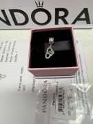 Pandora charms zawieszka Nierozłączne serca 792068CZ złoto rachunek