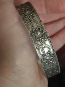 Bransoletka vintage srebro 3 Warmet Agmet
