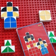 LEGO Duplo Dacta 1000 Mozaika UNIKAT z 1985