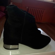 Czarne botki Laura Messi model 2207 r. 38