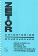 Katalog części zetor 6718, 6745, 6748