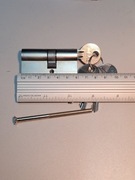 Wkładka patentowa niemiecka BAB 27/32 nikiel-satyna 5 kluczy