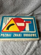 GRA PLANSZOWA ŚWIETLNA POZNAJ ZNAKI DROGOWE / PRL