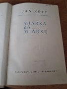 Miarka za miarką. Jan Kott