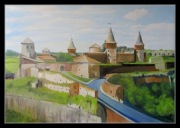 "Kamienic Podolski, twierdza".(100x70cm).