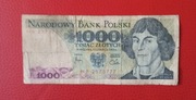 Banknot 1000 zł z M.Kopernikiem z 1982