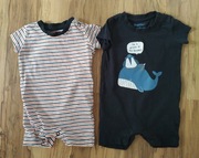 2x rampersy chłopięce dziecięce 