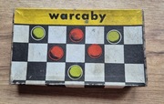Gra planszowa PRL 1979 Warcaby Spółdzielnia Przybory Szkolne retro 