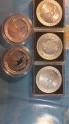 Kangur 2016,2017 Australia, 1 oz (5 pcs) silver 999