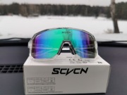 Okulary sportowe męskie damskie UV Unisex zielone /#40